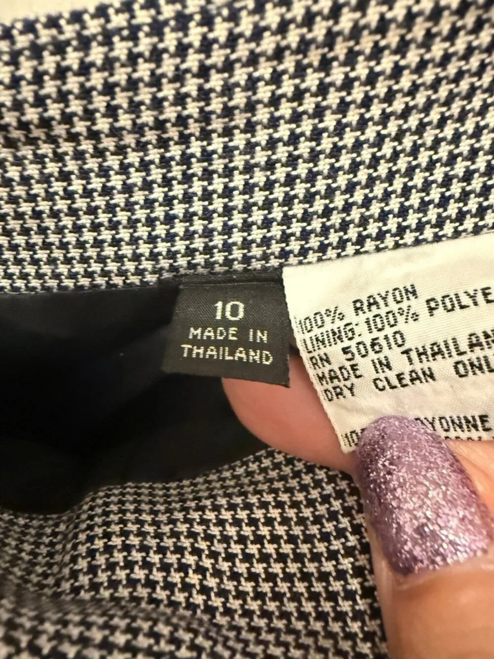 Liz Claiborne Suits (Jacket and skirt set), Polyester blazer tailored single-bre